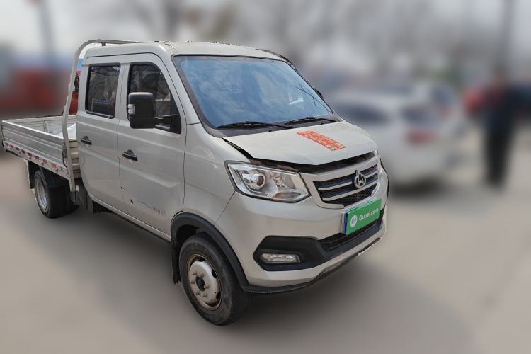 Used CHANGAN KUAYUE Wang X3 2018 1.5L Mid-Range Version Double Cab with Extended Cargo Bed and Dual Rear Wheels – DK15C Front Right 45 Deg