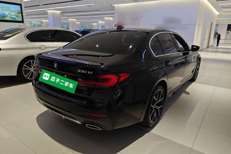 Used BMW 5 Series 2022 Second Facelift 530Li Luxury Version M Sport Package Rear Right 45 Deg