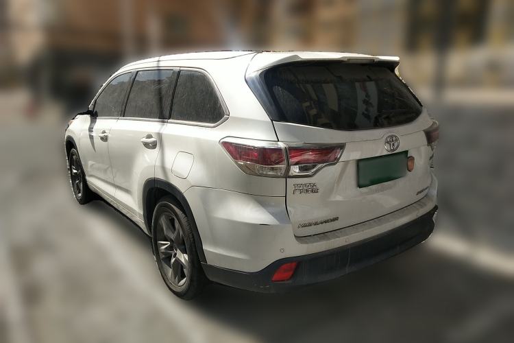 Used Toyota Highlander 2015 2.0T Four-Wheel Drive Luxury Edition 7-Seater Rear Left 45 Deg