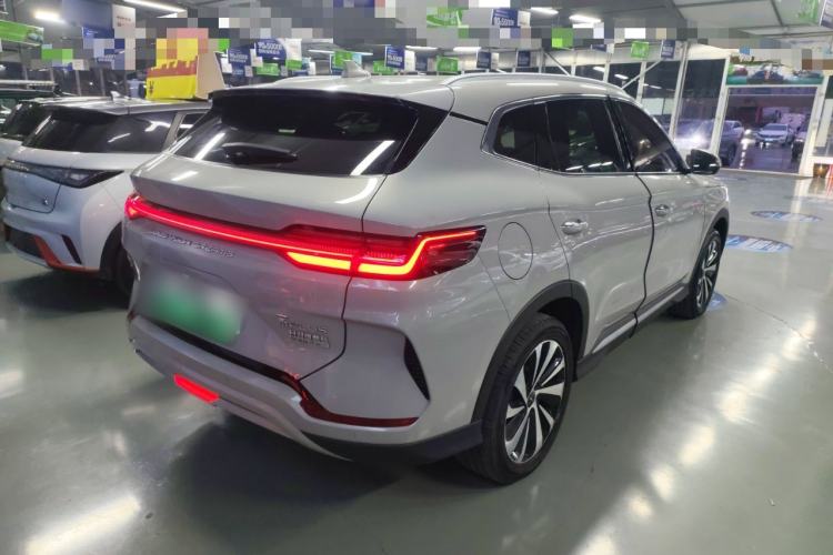 Used BYD Song PLUS New Energy 2023 Champion Edition EV 520KM Luxury Model Rear Right 45 Deg