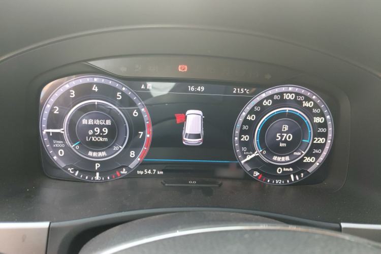 Used Volkswagen Teramont 2017 530 V6 Four-Wheel Drive Flagship Edition Instrument Cluster