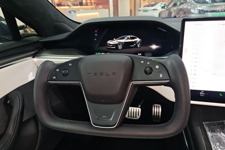 Used Tesla Model S 2023 Three-Motor All-Wheel-Drive Plaid Version Steering Wheel