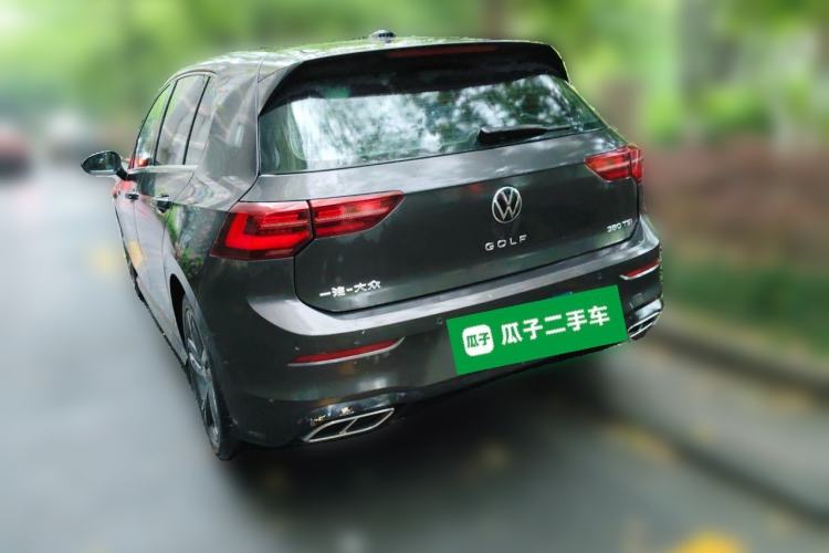 Used Volkswagen Golf 2021 280TSI DSG R-Line Rear Left 45 Deg