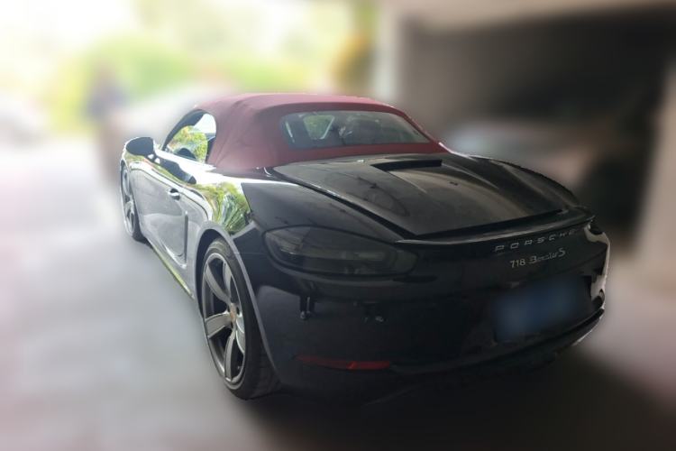 Used Porsche 718 2018 Boxster S 2.5T Rear Left 45 Deg