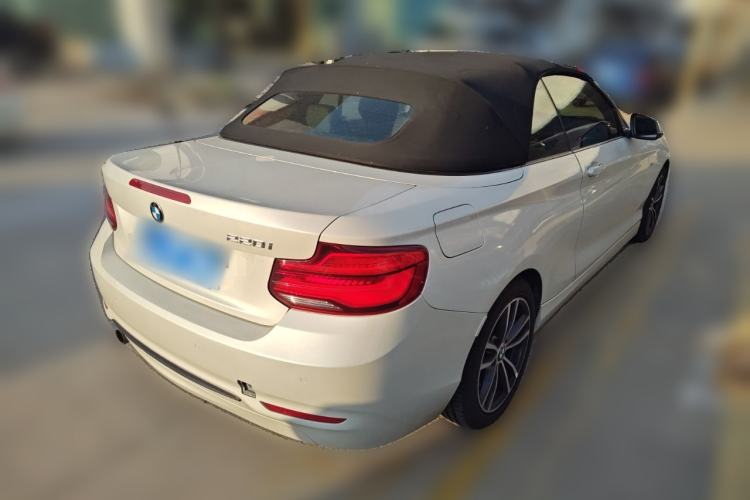 Used BMW 2 Series 2018 220i Convertible Coupe Sports Design Package Rear Right 45 Deg