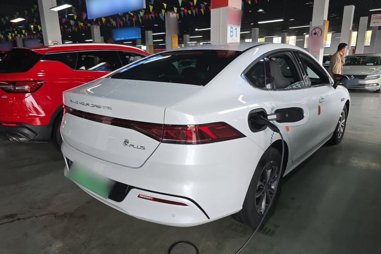 Used BYD Qin PLUS 2024 HONOR Edition DM-i 55KM Leading Model Rear Right 45 Deg