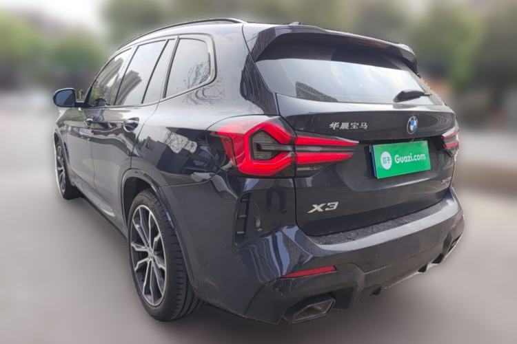 Used BMW X3 2022 Facelift xDrive30i Luxury Edition M Night Edition Package Rear Left 45 Deg