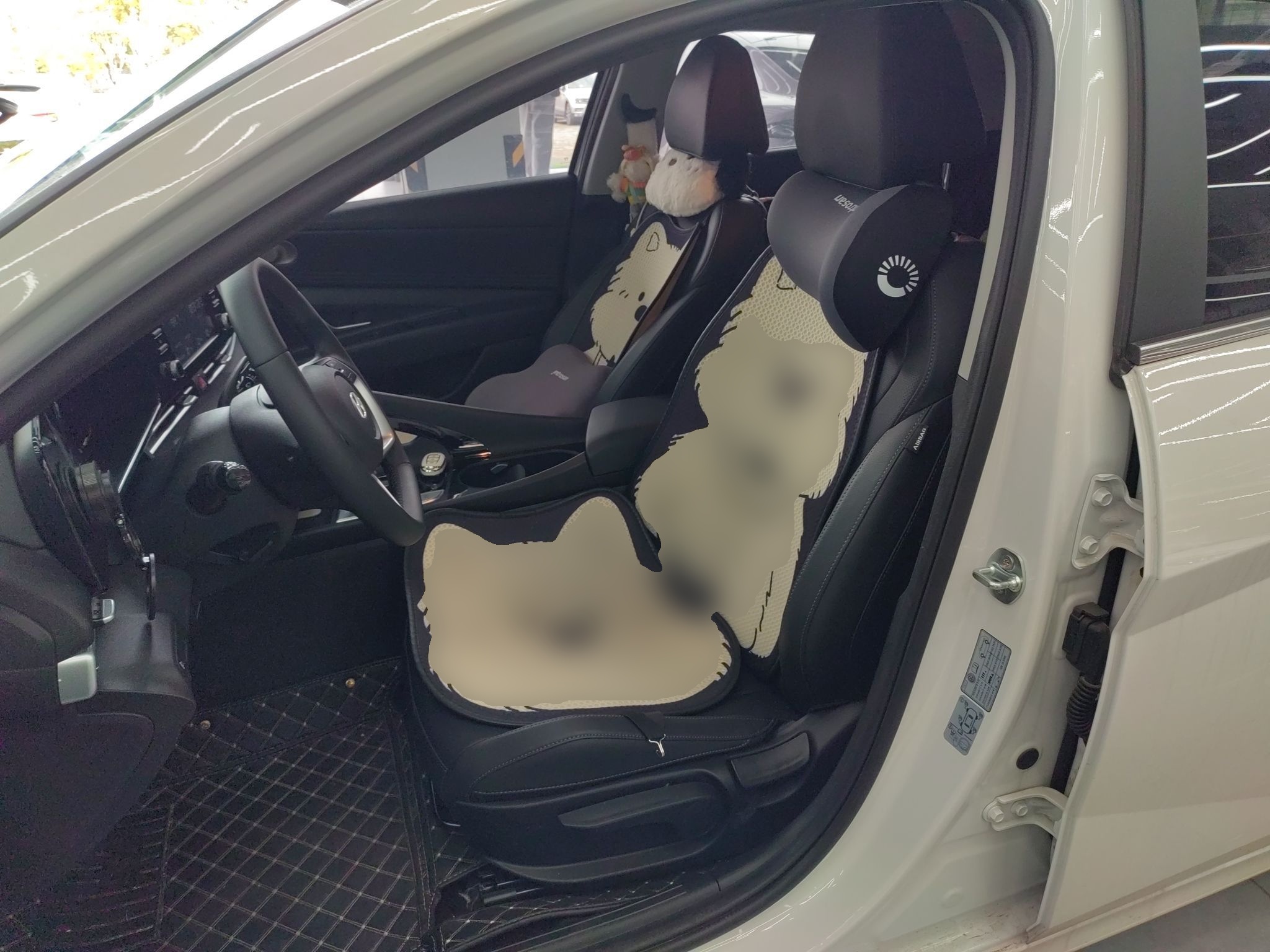 Переднее сиденье в автомобиле