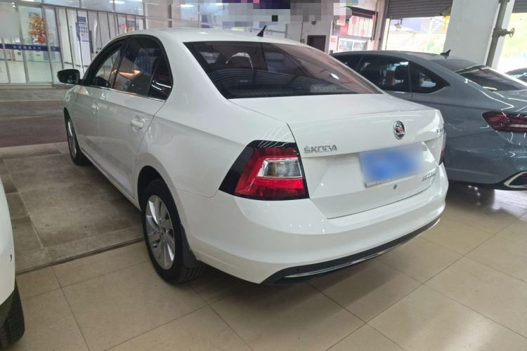 Used Skoda Rapid 2019 1.5L Automatic Comfort Edition China V Standard Rear Left 45 Deg