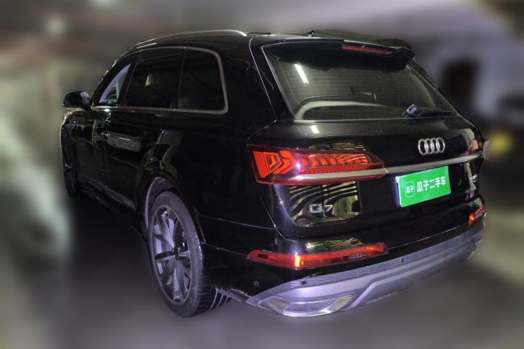 Used Audi Q7 2022 55 TFSI quattro S line Sport model Rear Left 45 Deg
