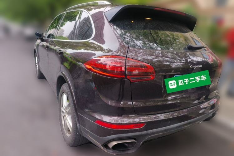 Used Porsche Cayenne 2016 Cayenne Platinum Edition 3.0T Rear Left 45 Deg