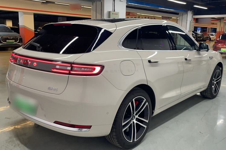 Used Hima AITO M5 2025 Extended-Range Ultra All-Wheel-Drive Version Rear Right 45 Deg