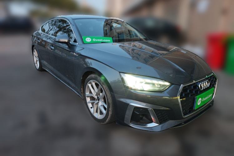 Used Audi A5 2023 Sportback 40 TFSI Fashionable and Dynamic Model Front Right 45 Deg