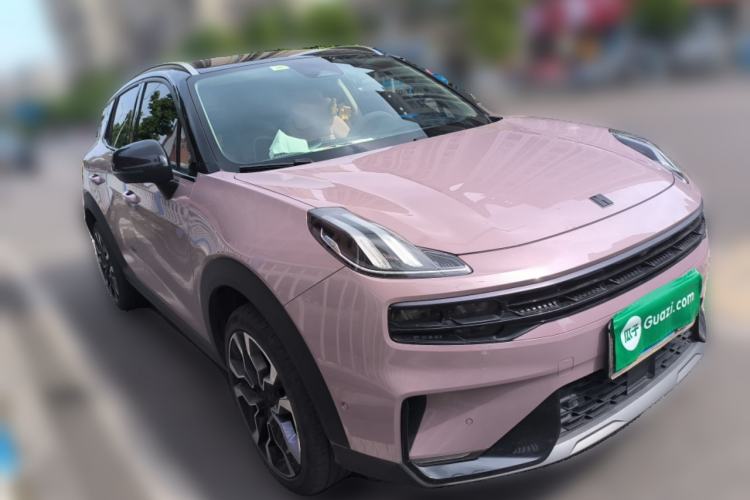 Used Lynk & Co 06 2021 1.5T Shero Pink Special Edition Front Right 45 Deg