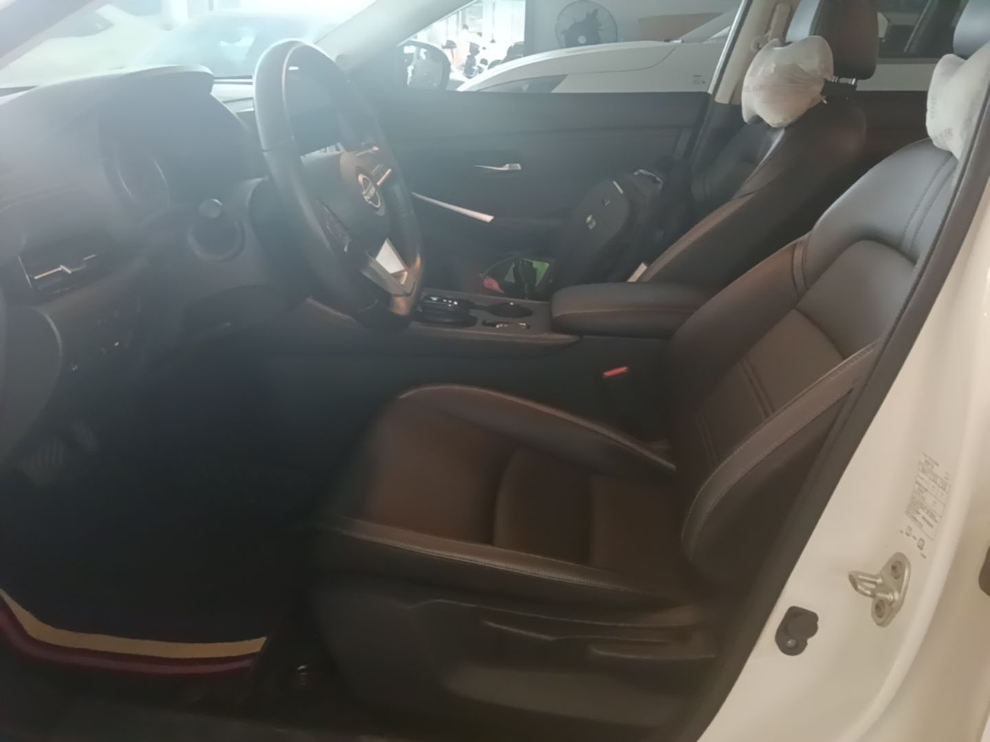 A primeira fila do carro
