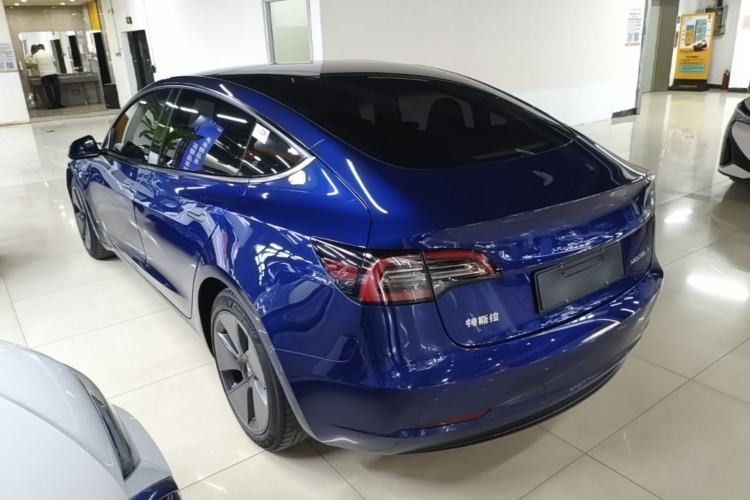 Used Tesla Model 3 2022 Rear-Wheel-Drive Version Rear Left 45 Deg