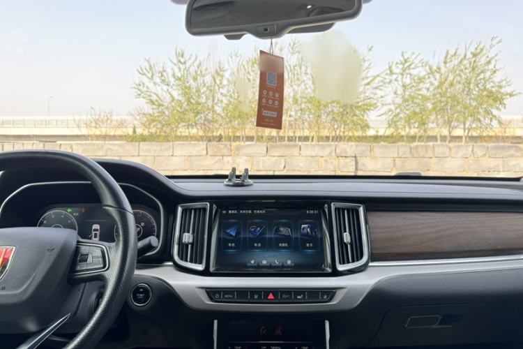 Used Hongqi HS7 2022 3.0T Automatic All-Wheel Drive ZhiLian Flagship Edition Five Seats Audio And AC Panel