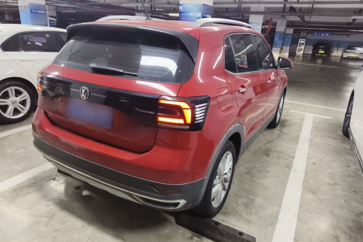 Used Volkswagen T-Cross 2019 1.5L Automatic Comfort Edition Rear Right 45 Deg