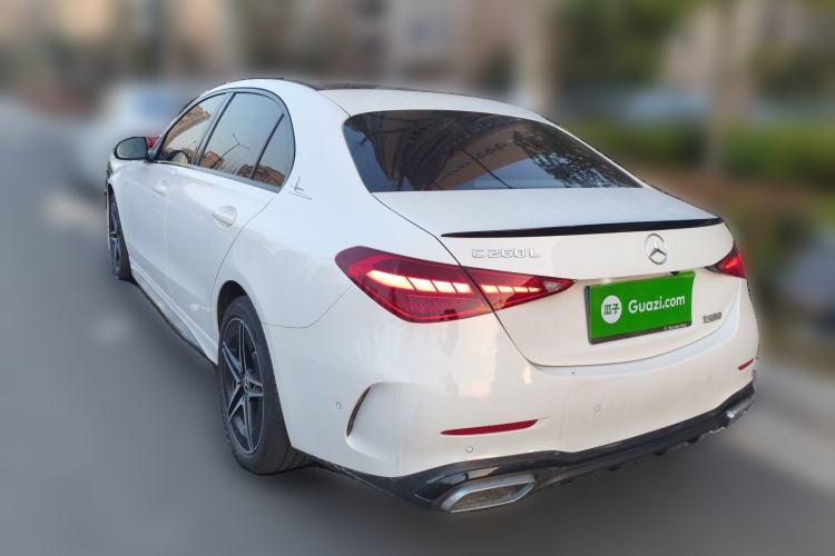 Used Mercedes-Benz C-Class 2024 Facelifted C-Class 260 L Night Edition Sports Version Rear Left 45 Deg