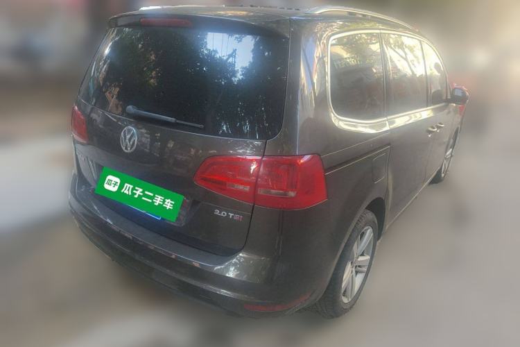 Used Volkswagen Sharan 2014 2.0 TSI Luxury Model Rear Right 45 Deg