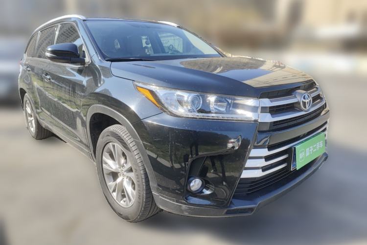Used Toyota Highlander 2018 2.0T Four-Wheel Drive Elite Edition 7 Seats China VI Standard Front Right 45 Deg