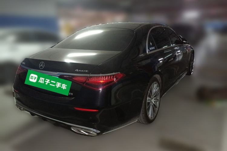 Used Mercedes-Benz S-Class 2024 S 450 L 4MATIC Rear Right 45 Deg