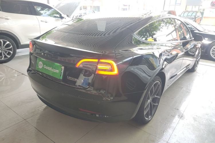 Used Tesla Model 3 2022 Performance High-Performance All-Wheel-Drive Version Rear Right 45 Deg