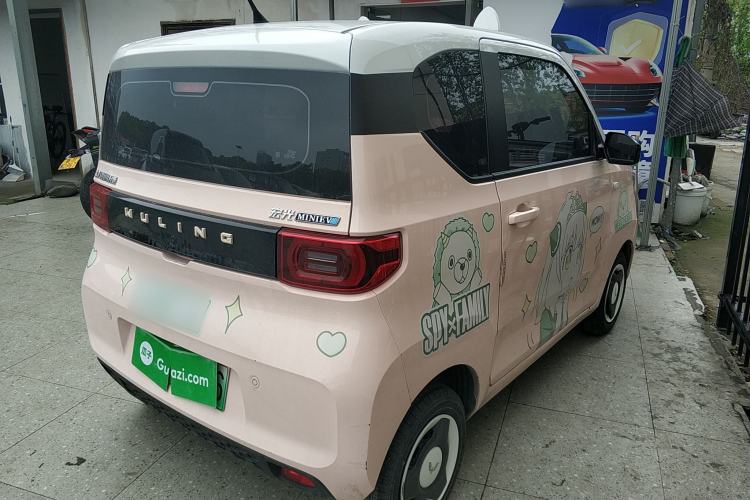Used Wuling Hongguang MINIEV 2022 Macaron Premium Model – Lithium Ternary Battery Rear Right 45 Deg