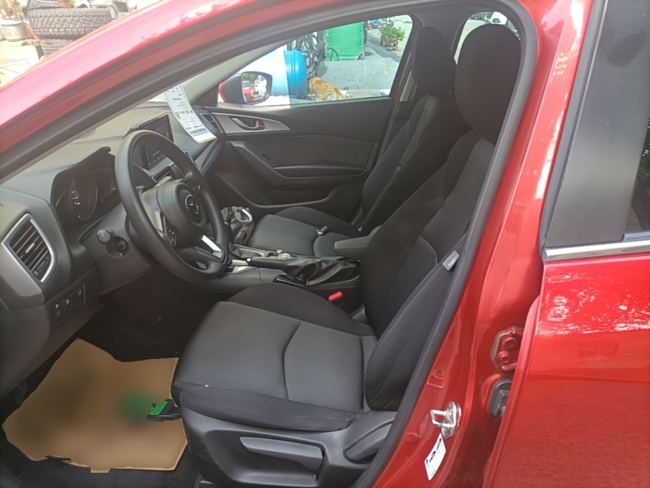 Avant de la voiture