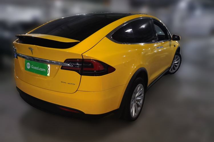 Used Tesla Model X 2019 Long-Range Version Rear Right 45 Deg