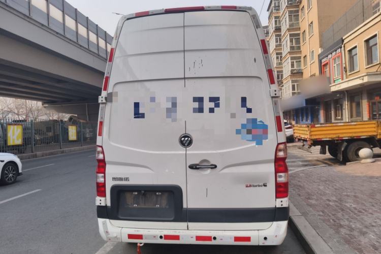 Used Foton Toano 2023 Cummins 2.8T Manual Jixiang Van Extended Wheelbase Ultra-High Roof Rear Dual Tires 3-Seater Rear