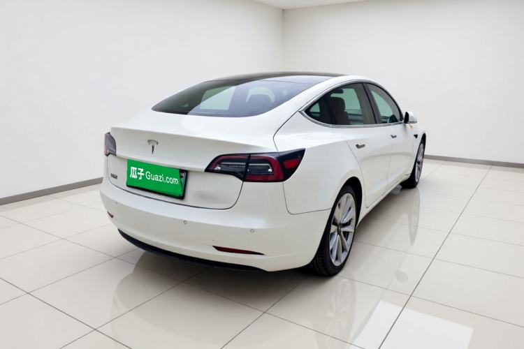 Used Tesla Model 3 2019 Standard Range Rear-Drive Upgraded Version Rear Right 45 Deg