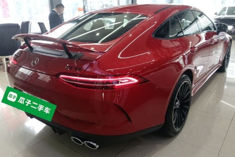 Used Mercedes-Benz AMG GT 2019 AMG GT 50 four-door sports car Rear Right 45 Deg