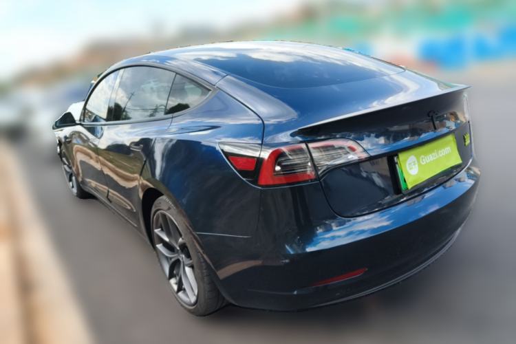 Used Tesla Model 3 2022 Performance High-Performance All-Wheel-Drive Version Rear Left 45 Deg