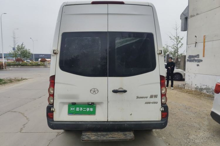 Used JAC Group Sunray 2017 2.7T Long-Wheelbase High-Roof Star Express Multifunctional Commercial Vehicle Rear