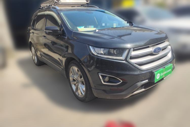Used Ford Edge 2016 EcoBoost 245 Four-Wheel Drive Titanium 7-Seater Front Right 45 Deg