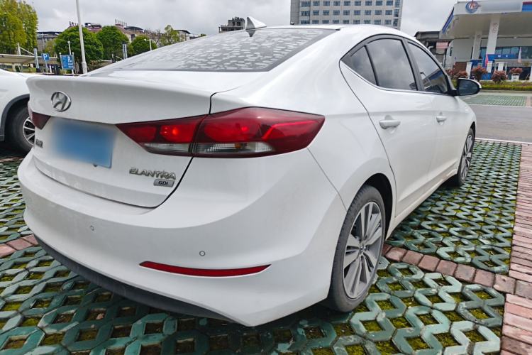 Used Hyundai Elantra (6th Generation / Lingdong) 2016 1.6L Automatic ZhiXuan – Elite Version Rear Right 45 Deg