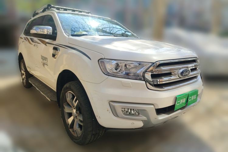 Used Ford Everest 2016 2.0T Gasoline Automatic 4x4 Flagship Edition Front Right 45 Deg
