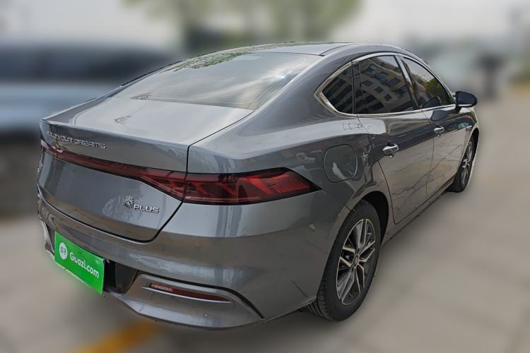 Used BYD Qin PLUS 2021 EV 500KM Luxury Model Rear Right 45 Deg