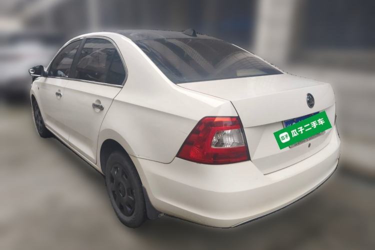 Used Skoda Rapid 2013 1.4L Manual Enjoyment Model Rear Left 45 Deg