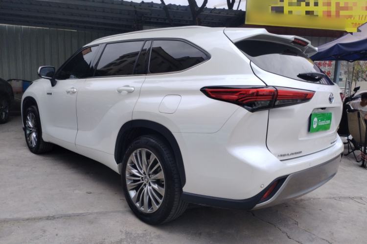 Used Toyota Highlander 2022 Dual-Engine 2.5L Four-Wheel Drive Supreme Edition 7-Seater Rear Left 45 Deg