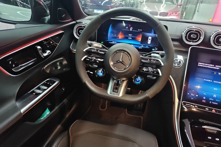 Used Mercedes-Benz C-Class AMG 2023 AMG C 43 4MATIC Estate Special Edition Steering Wheel