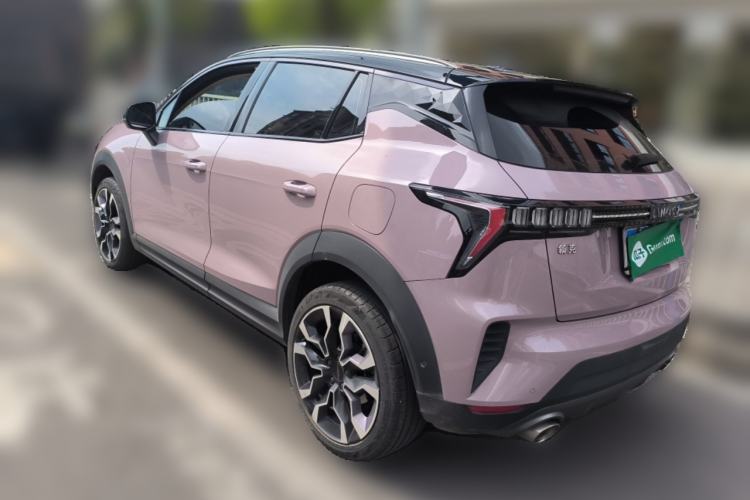 Used Lynk & Co 06 2021 1.5T Shero Pink Special Edition Rear Left 45 Deg