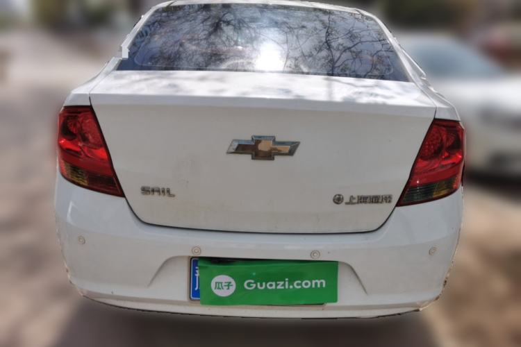 Used Chevrolet Sail 2013 Sedan 1.2L Manual Fashionable Happiness Edition Rear