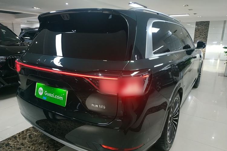 Used Hima AITO M9 2025 Extended-Range Max Version 52 kWh 6-Seater Edition Rear Right 45 Deg