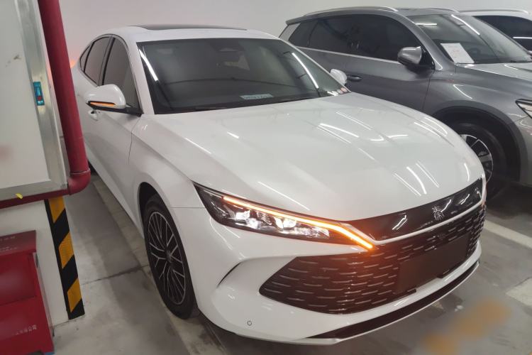 Used BYD Qin L 2024 DM-i 120KM Excellence Model Front Right 45 Deg