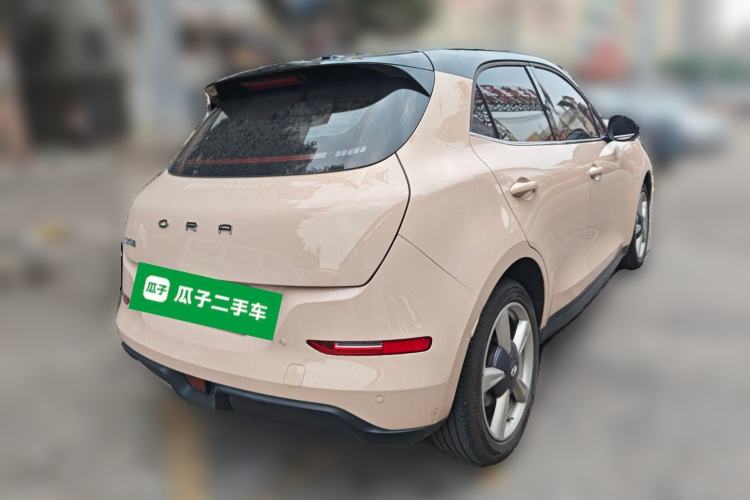 Used ORA Good Cat 2022 Morandi Edition 400km Standard Range Luxury Version Lithium-Ion Battery Rear Right 45 Deg