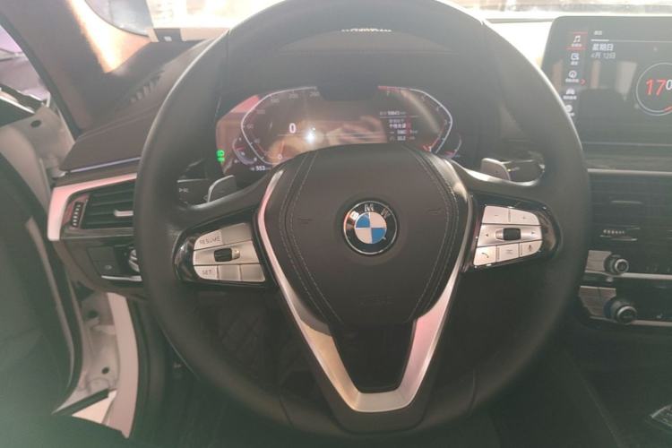 Used BMW 5 Series 2022 Updated 530Li Leading Edition Luxury Package Steering Wheel