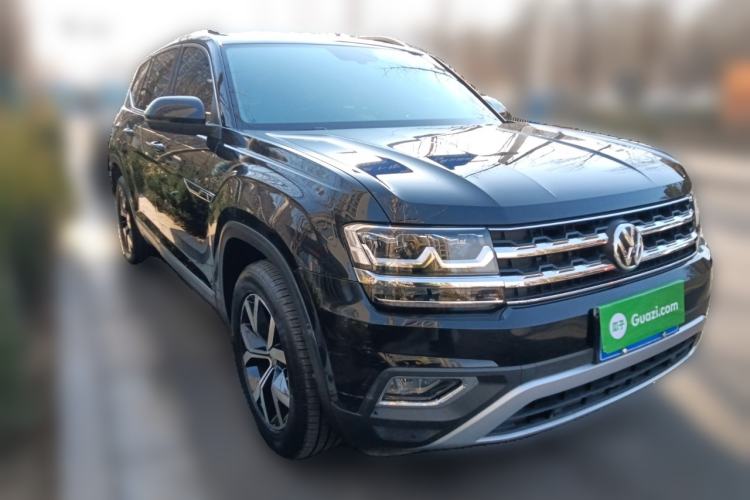 Used Volkswagen Teramont 2019 330TSI Two-Wheel-Drive Luxury Edition China VI Standard Front Right 45 Deg