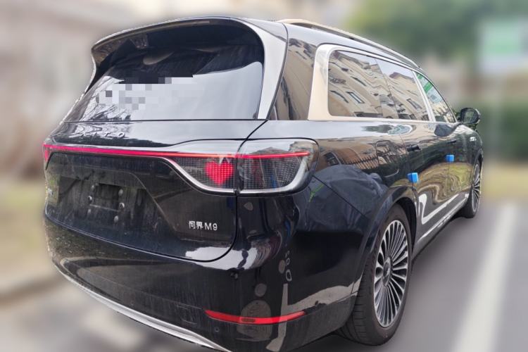 Used Hima AITO M9 2025 Extended-Range Ultra Version 52 kWh 6-Seater Rear Right 45 Deg